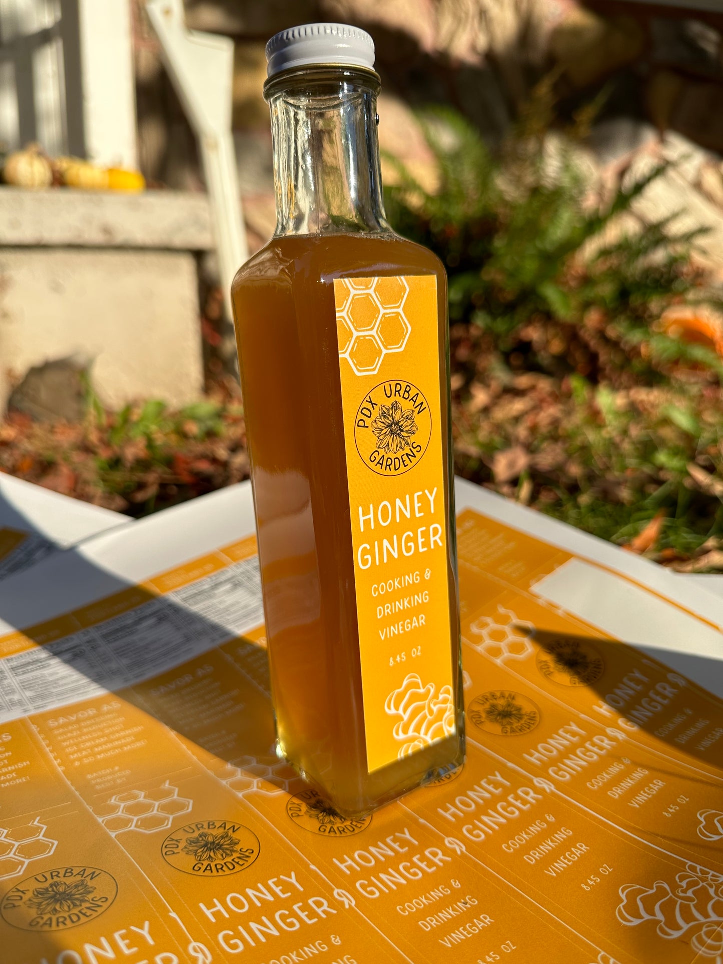Honey Ginger Cooking & Drinking Vinegar